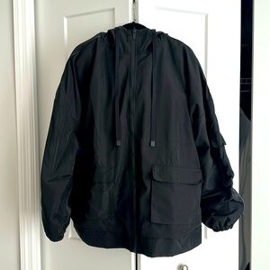 Alo Yoga Black Reversible Jacket, Size Medium